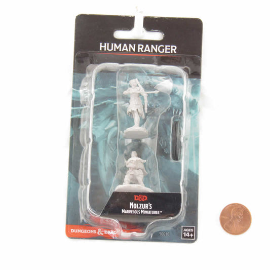 WZK90010 Female Human Ranger Nozurs Marvelous Miniatures D&D Unpainted Miniatures