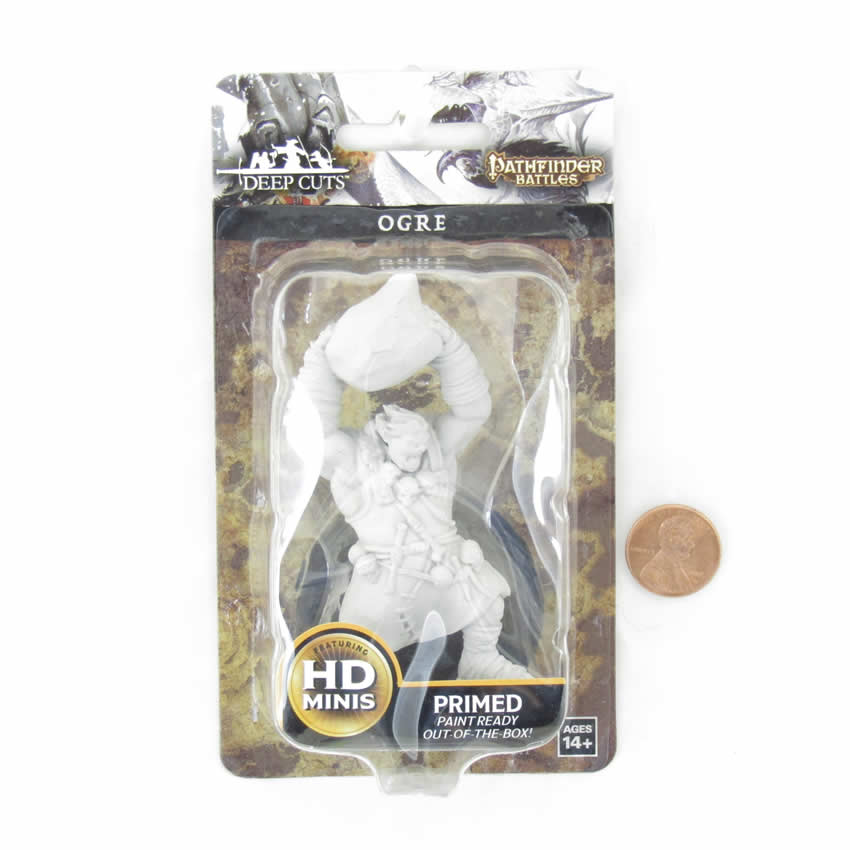 WZK90041 Ogre Pathfinder Battles Deep Cuts Miniatures Unpainted WizKids
