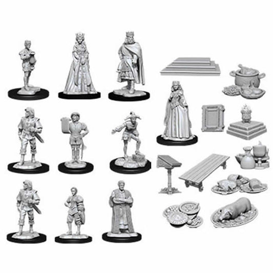 Towns People Castle Miniatures Unpainted - Deep Cuts WZK90096