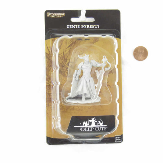 WZK90201 Genie Efreeti Miniature Pathfinder Battles Deep Cuts Unpainted Miniatures