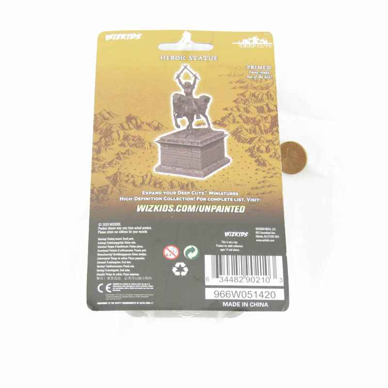 WZK90210 Heroic Statue Miniature Accessories Deep Cuts Unpainted Miniatures