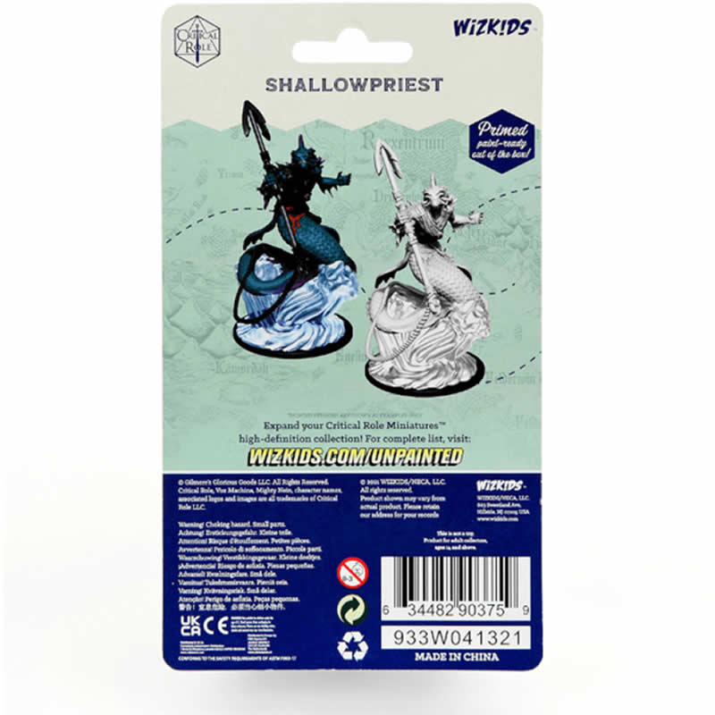 Shallowpriest - Critical Role Unpainted Miniature by WizKids