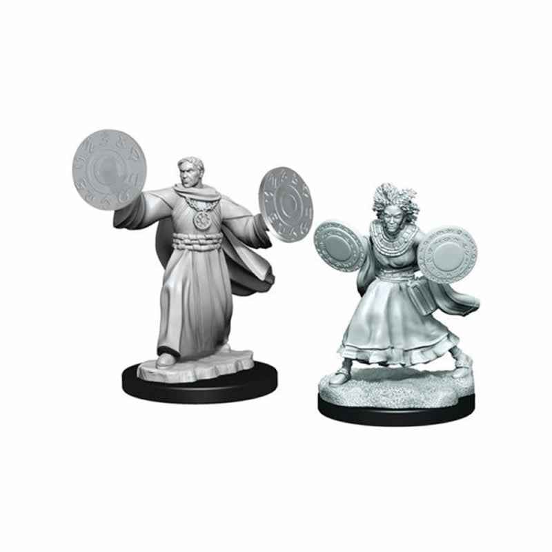 WZK90391 Human Graviturgy and Chronurgy Wizards Unpainted Miniatures Critical Role Series Figures
