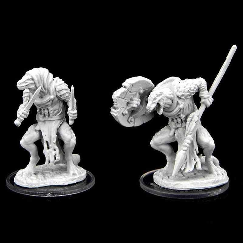 WZK90473 Kuultevir Javelineer and Kuultevir Assassin Unpainted Miniatures Critical Role Series Figures