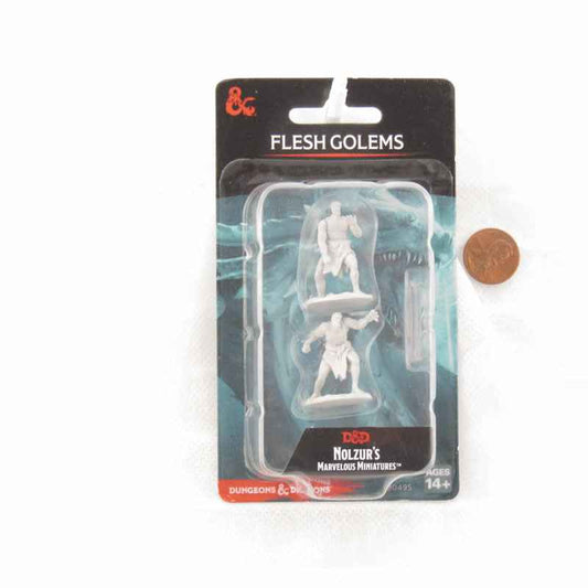 WZK90495 Flesh Golems Nozurs Marvelous Miniatures D&D Unpainted Miniatures WizKids