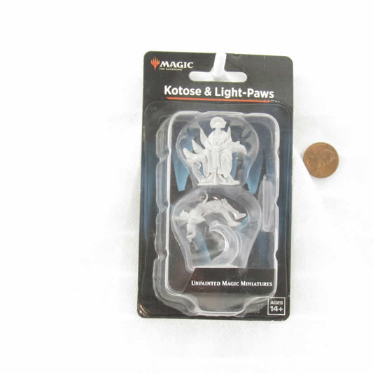 Kotose and Light-paws Miniatures - Magic The Gathering Unpainted Minis WZK90505