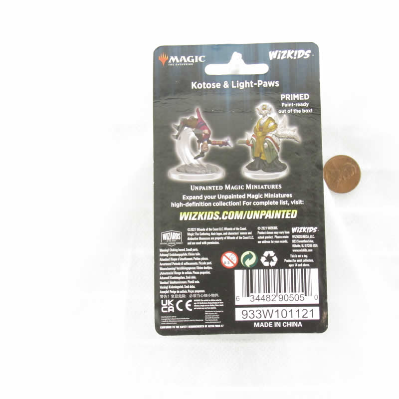 Kotose and Light-paws Miniatures - Magic The Gathering Unpainted Minis WZK90505