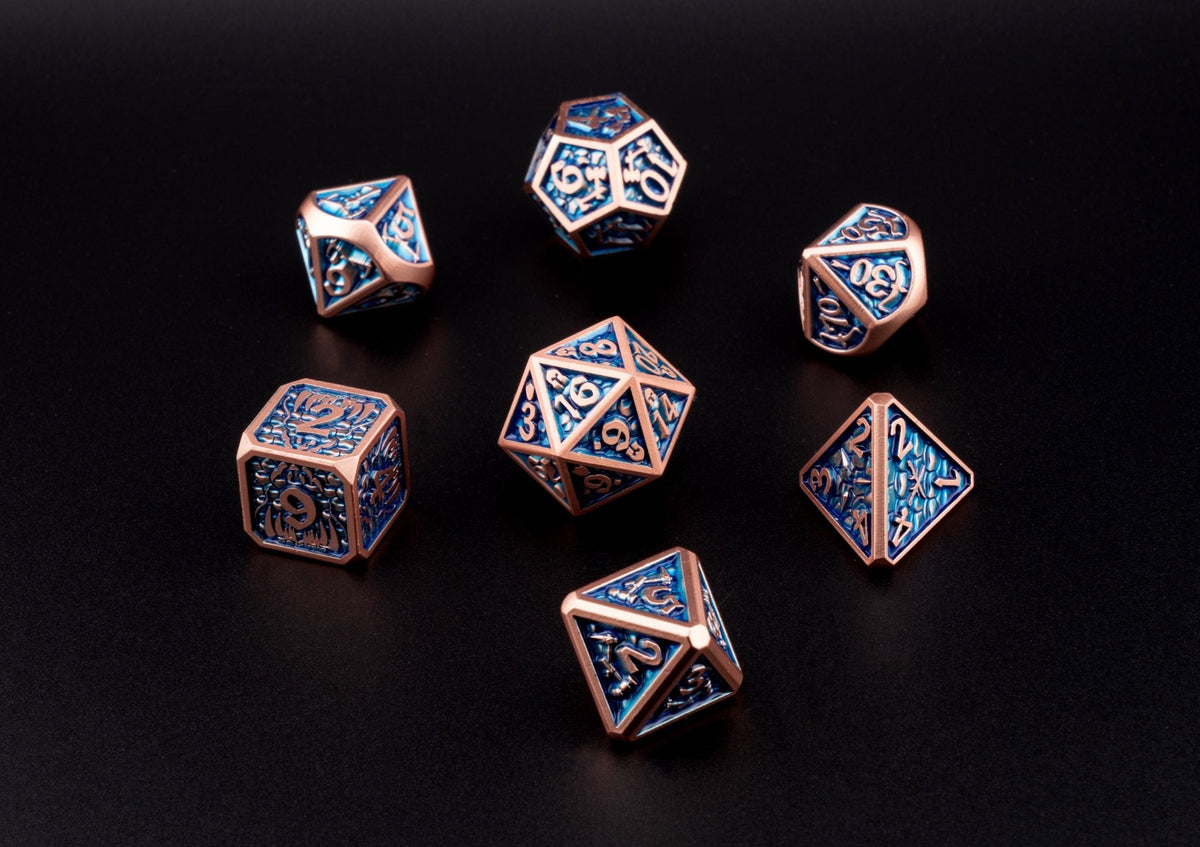 Azure Cascade Dice Set