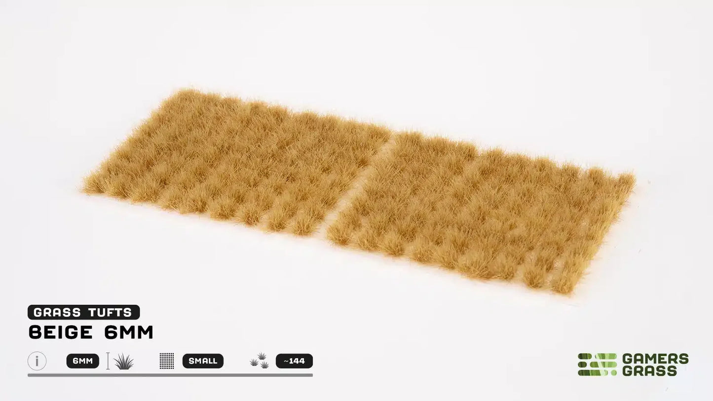 Gamers Grass | Grass Tuft | Small 6mm | Beige