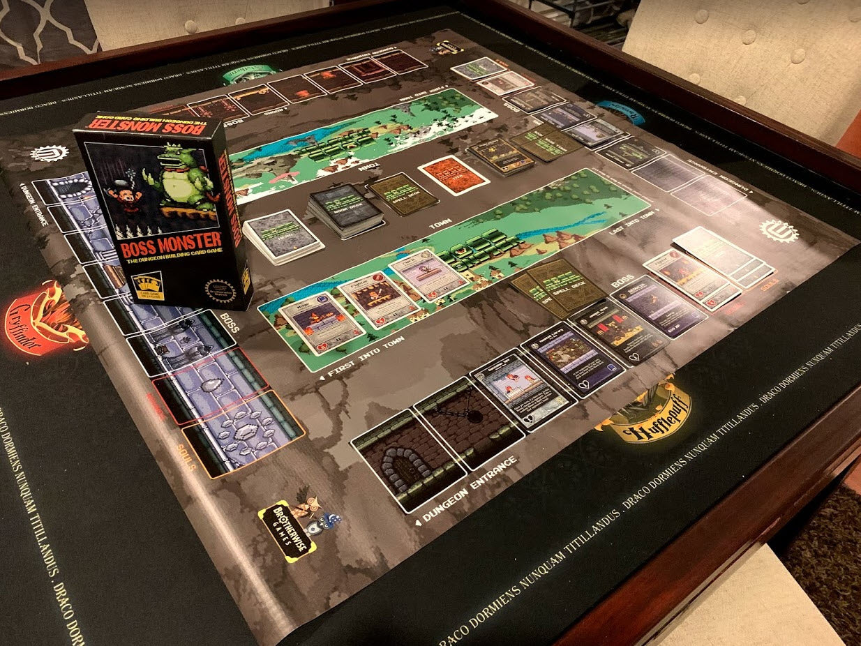 Boss Monster 4 Player Play Mat — Official 36x36" Game Mat by Mats by Mars