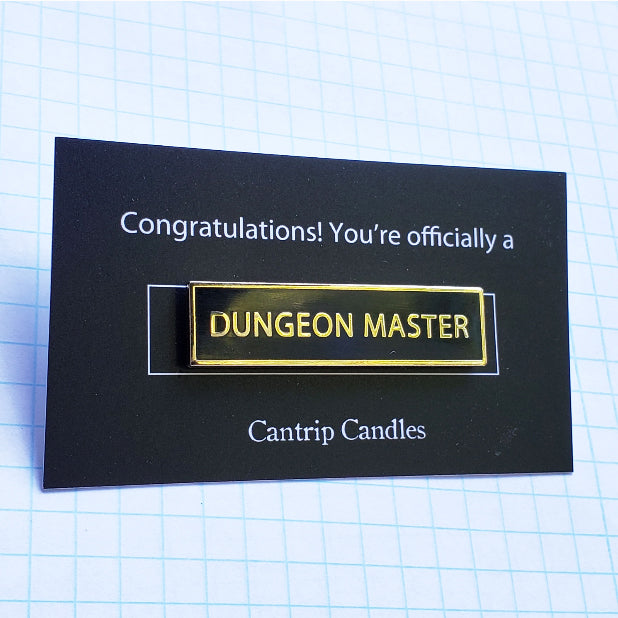 Dungeon Master Pin - Official D&D DM Enamel Lapel Pin