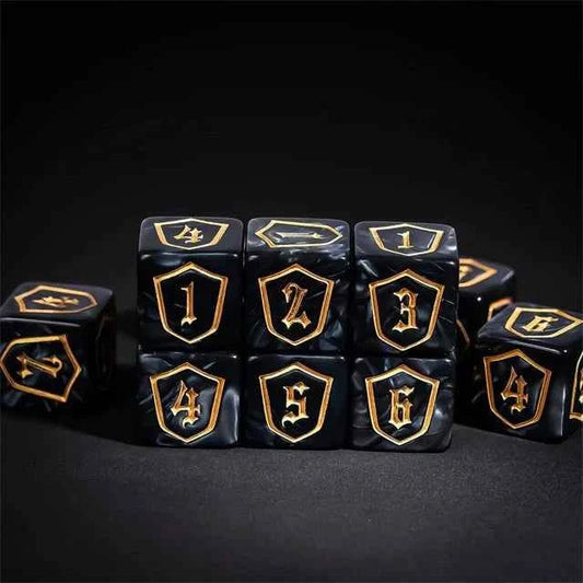 DND Dice 16mm Pearl Acrylic D6 Tabletop RPG Game Dice