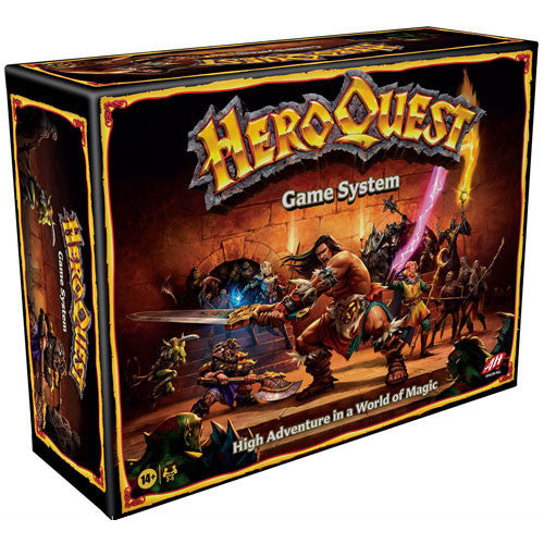 HeroQuest Core Game - Fantasy Dungeon Crawl Board Game with Miniatures