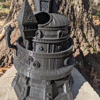 Artificer Class Steampunk 3D Printed Dice Tower
