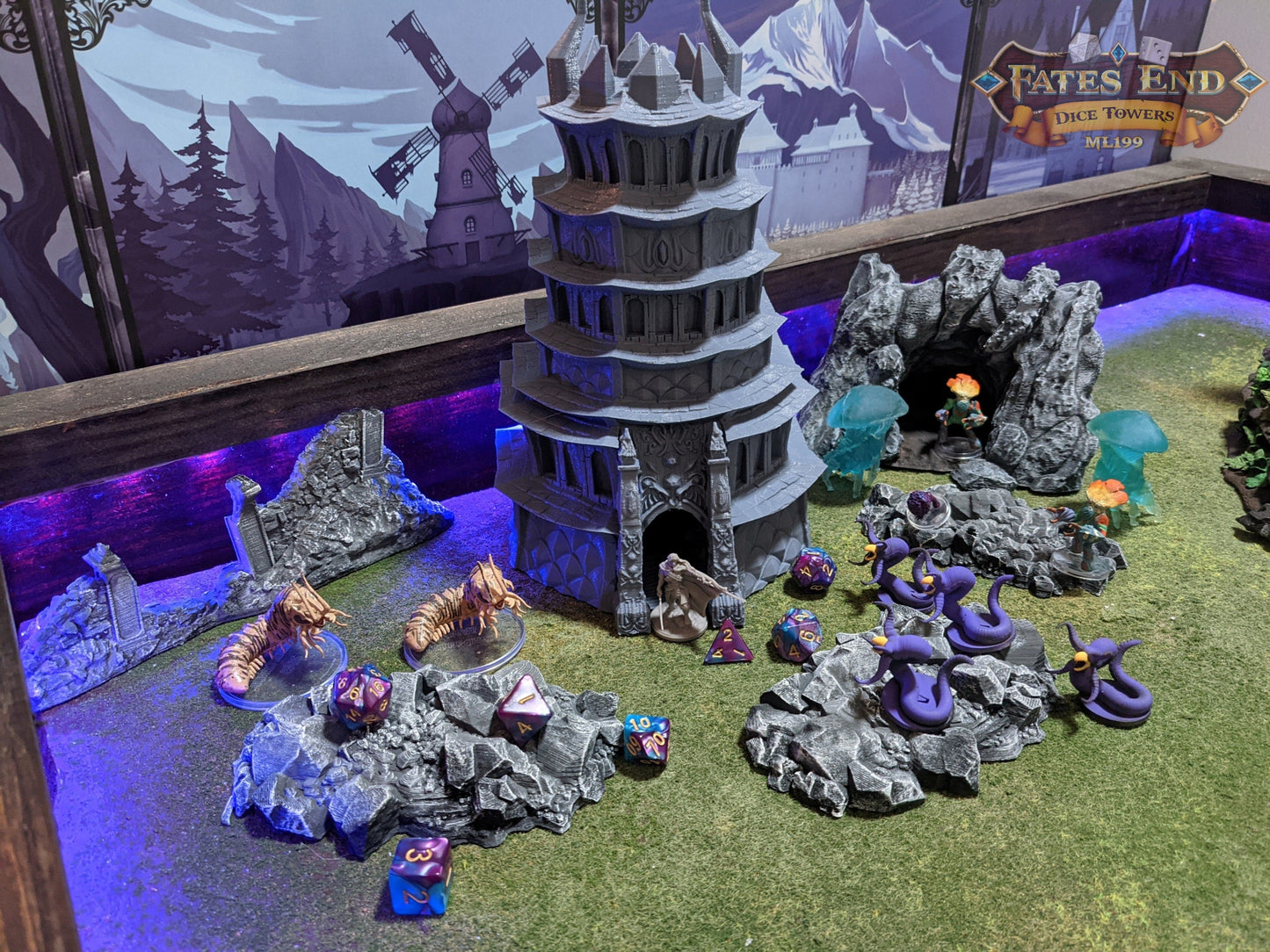 Drow Dice Tower