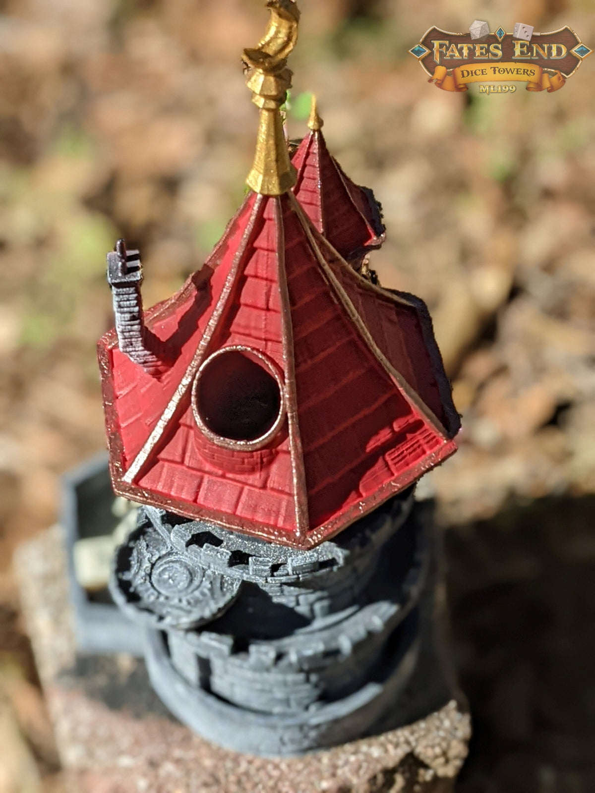 Wizard 3D Printed Dice Tower