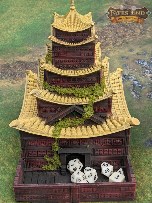 Pagoda Temple - 3D Printed Dice Tower