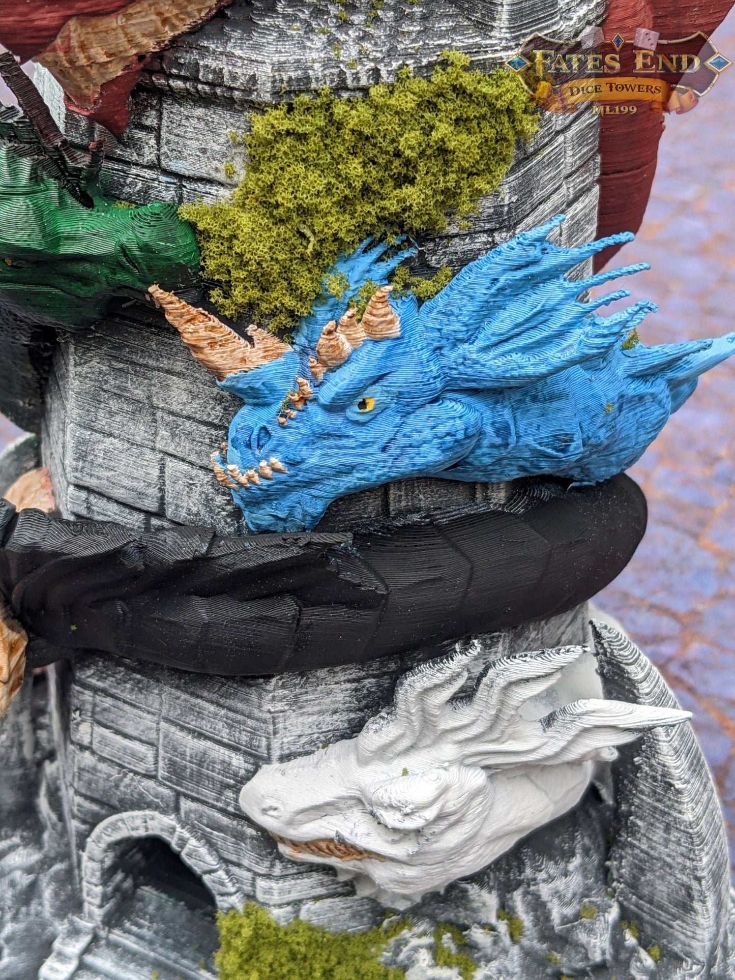 Tiamat 3D Printed Dice Tower