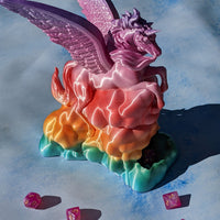 Alicorn & Unicorn 3D Printed Dice Tower- Fate's End Collection