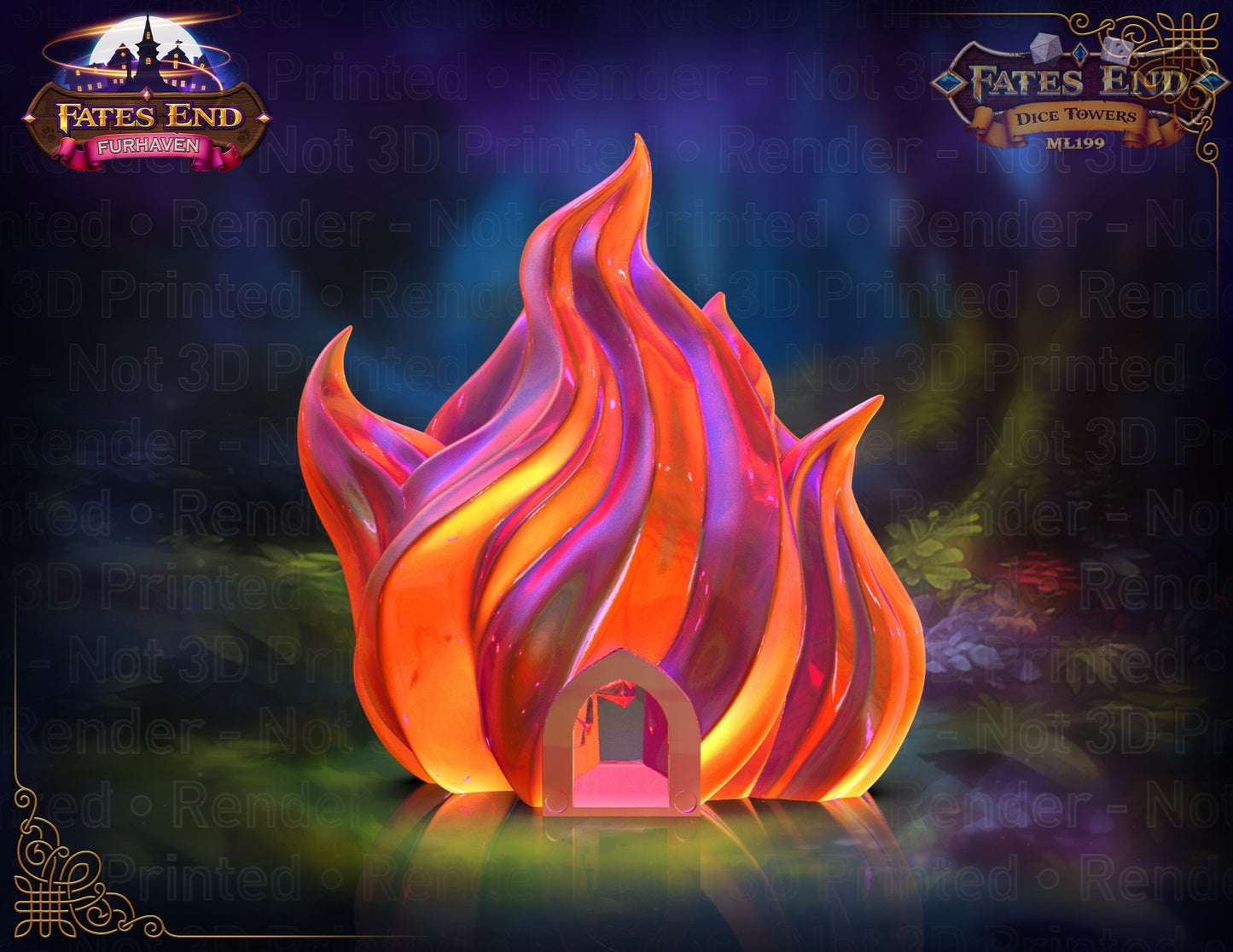Sorcerer Fire Dice Tower