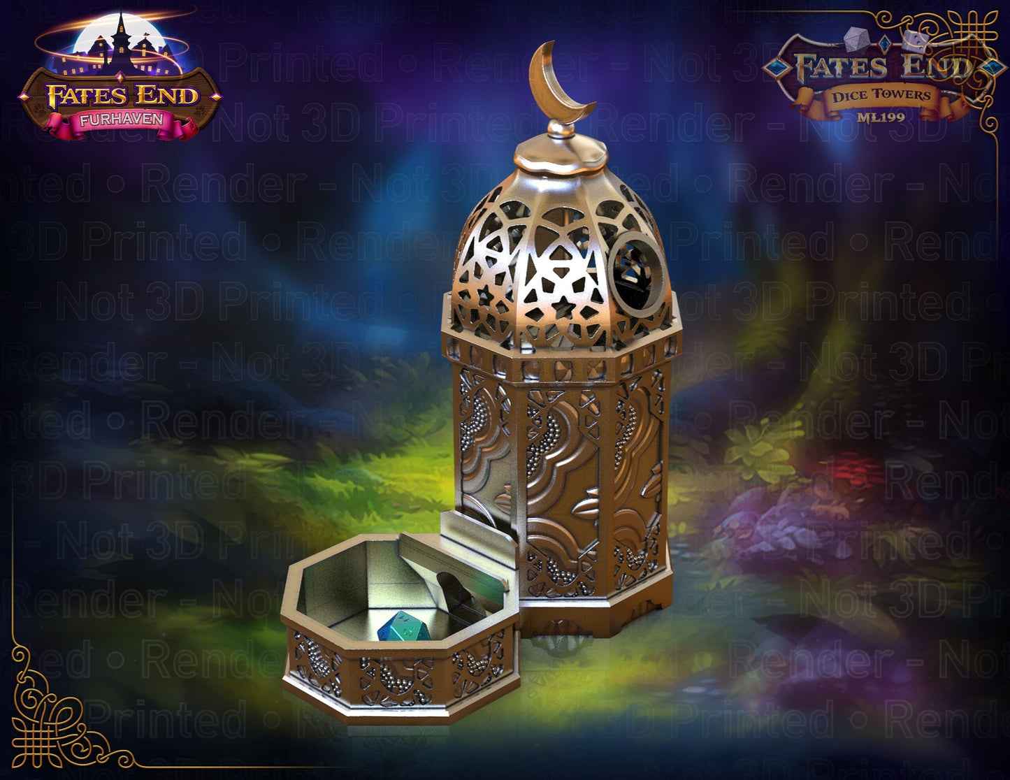 Lantern Dice Tower