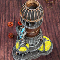 Steampunk 3D Printed Dice Tower