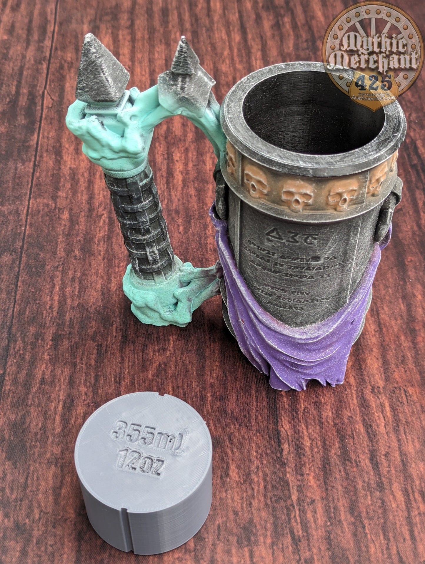 Necromancer Mythic Mug Dice Vault & Can Holder
