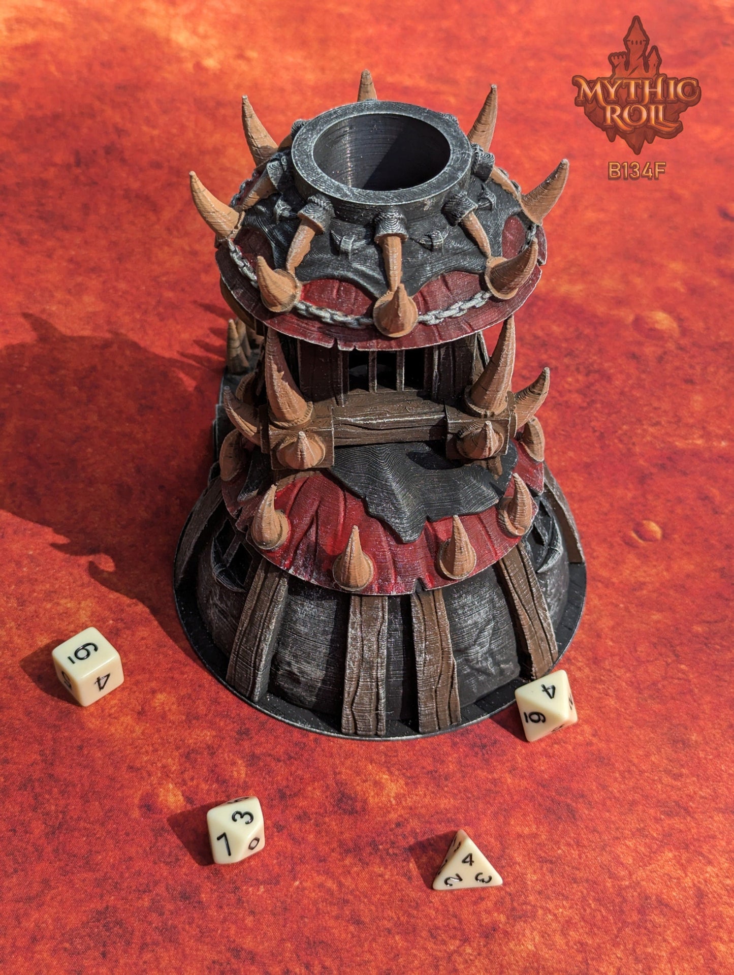 Barbarian Class 3D Printed Dice Tower
