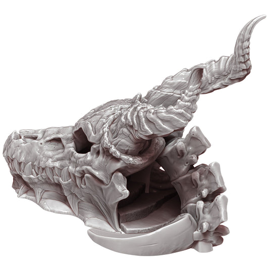 Dragon Skull 3D Printed Dice Tower