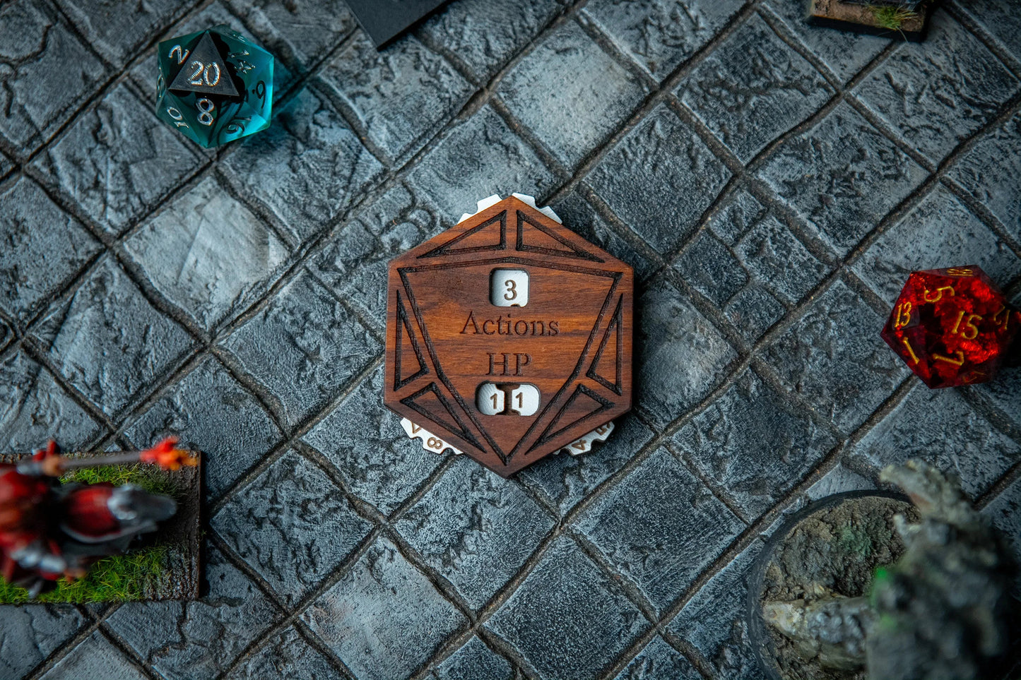 DC20 Mini Tracker - Compact Character Tracker for DC20 RPG