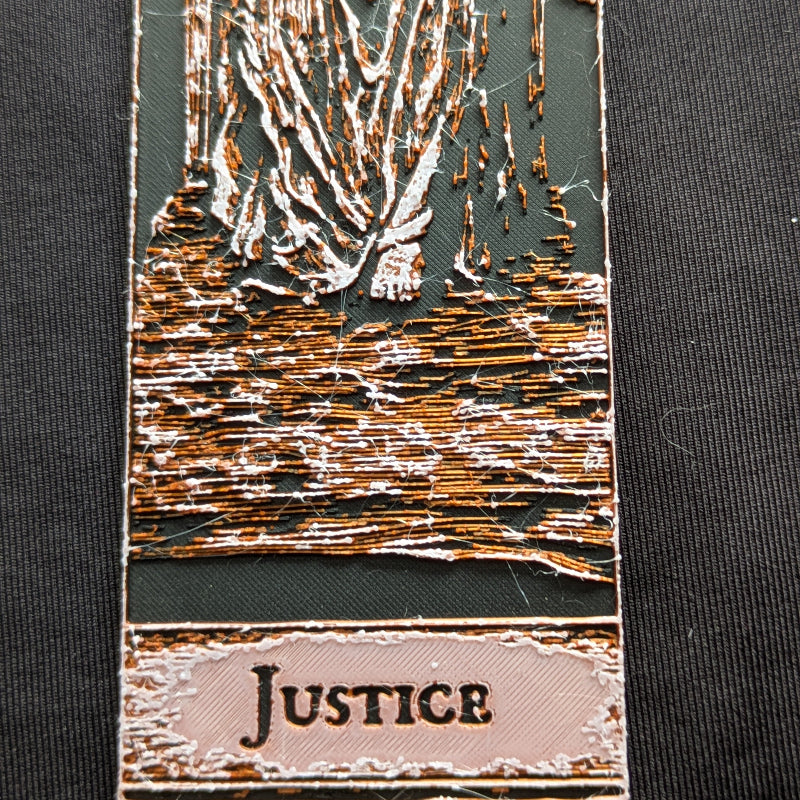 Justice Tarot Bookmark | Classic Edition