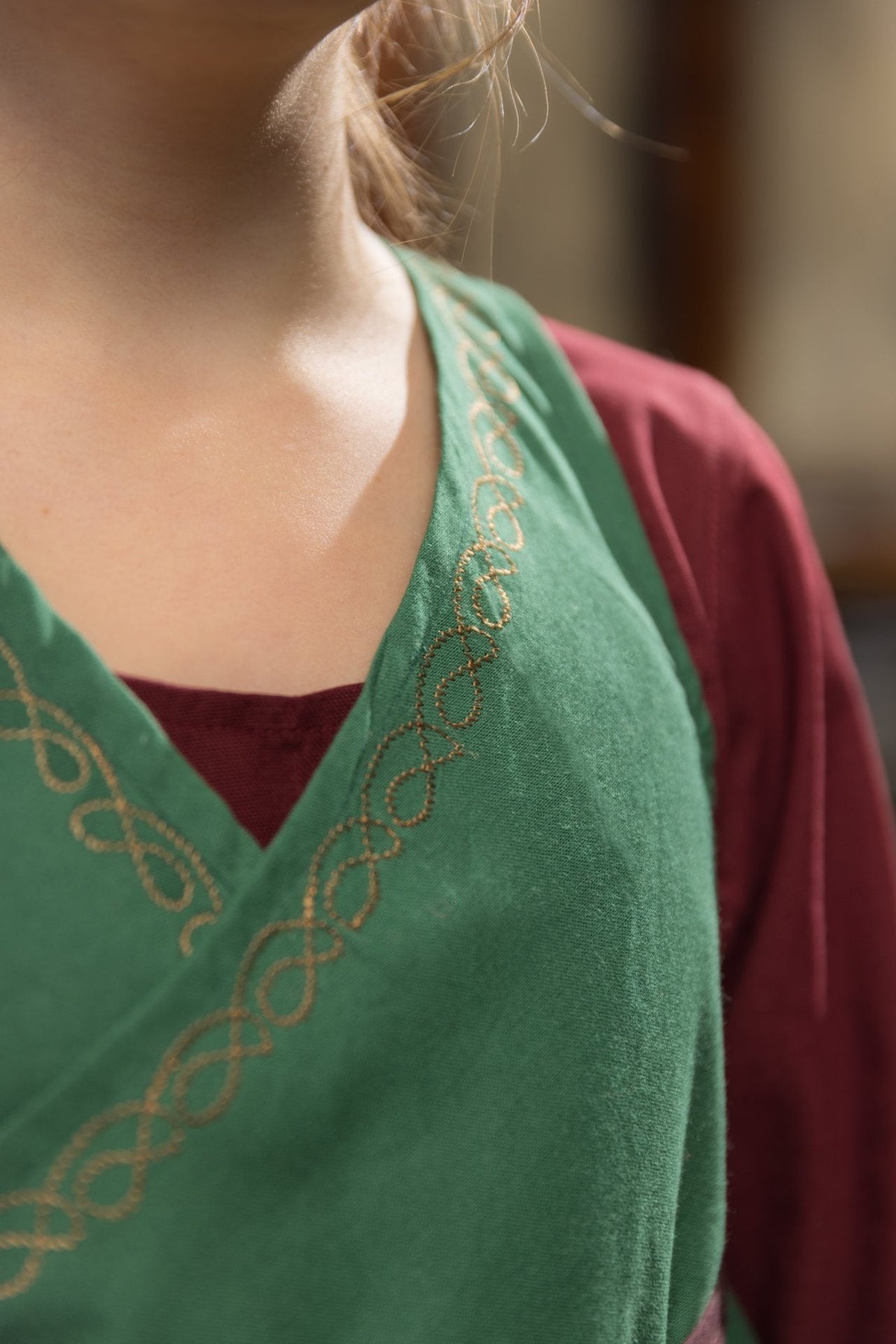 Children's Dress Ona Green