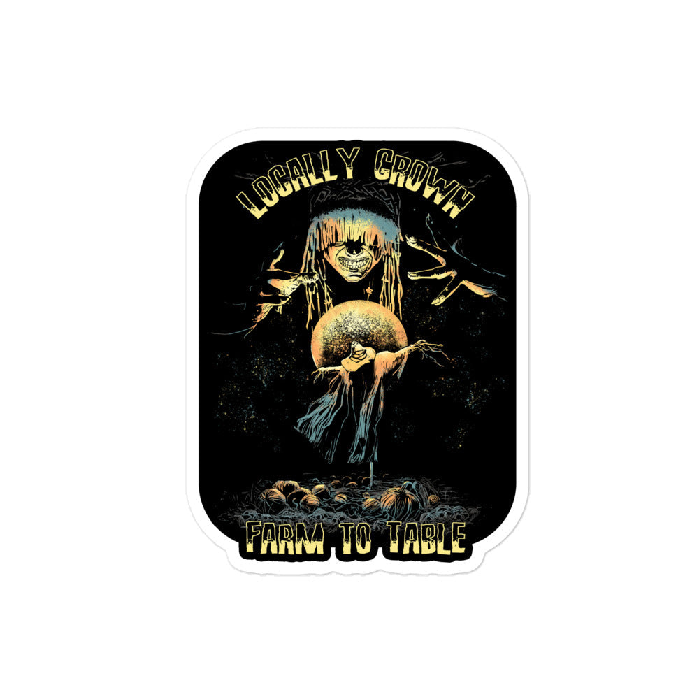 Locally Grown Farm to Table — Evil Druid D&D Sticker