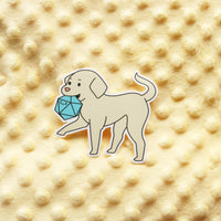 Labrador D20 Dice Buddy Sticker