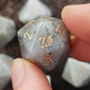 Labradorite "Moonstone" Stone Dice Set