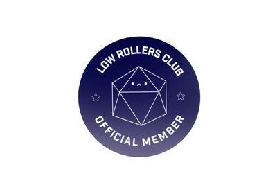 Low Rollers Club Sticker and Magnet