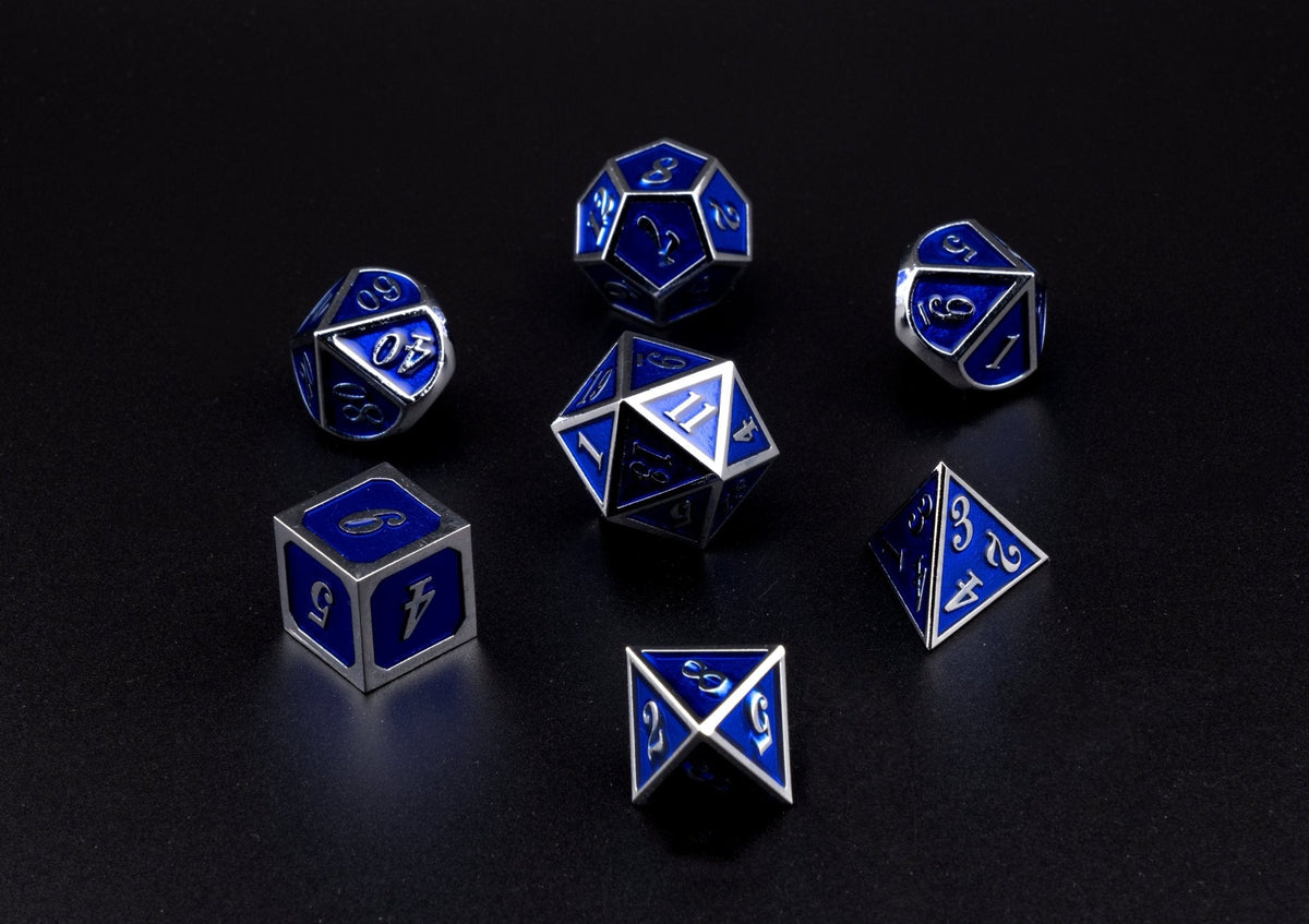 Lunar Azure Dice Set