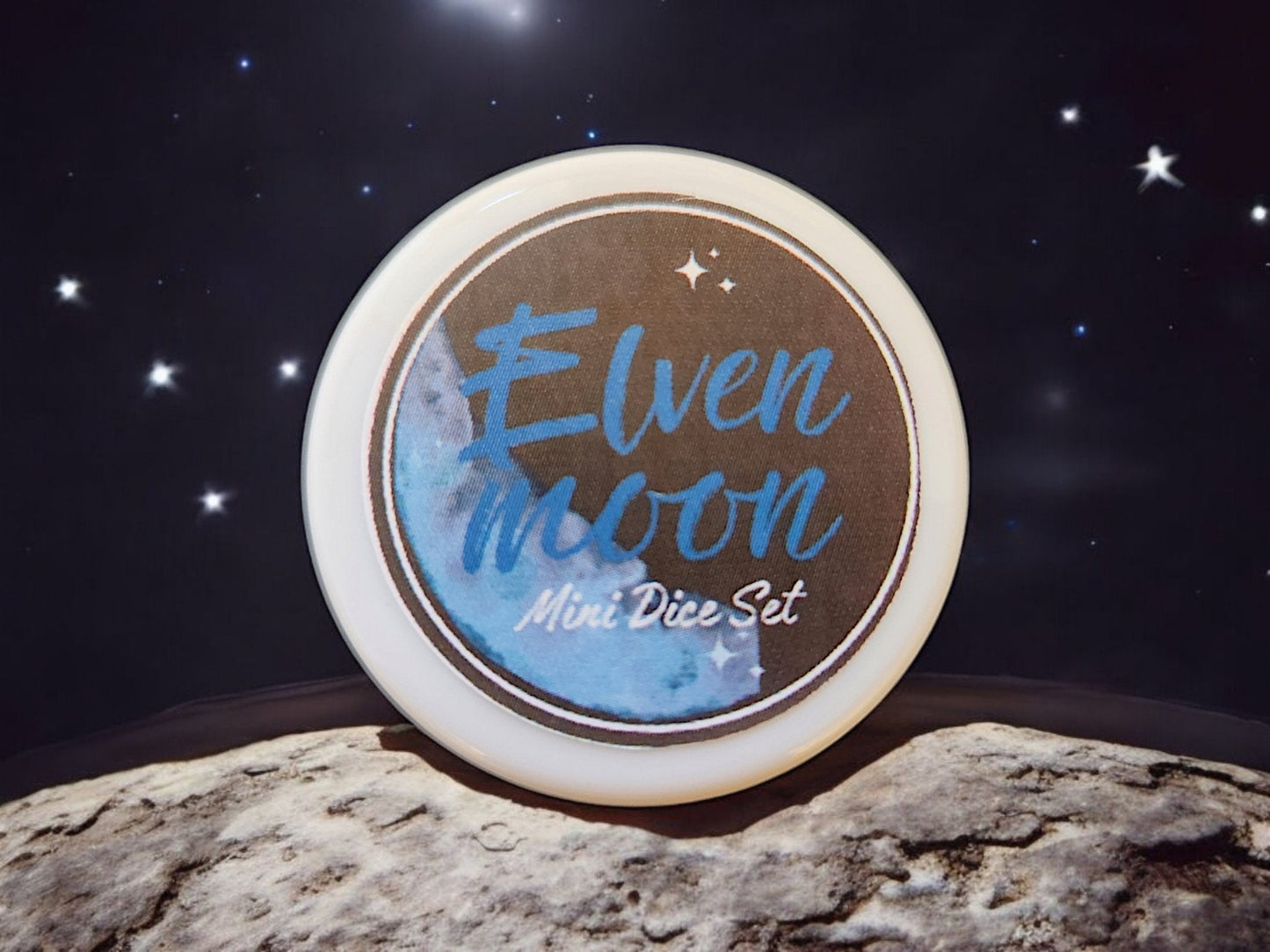 Elven Moon Mini 10mm DND Dice Set