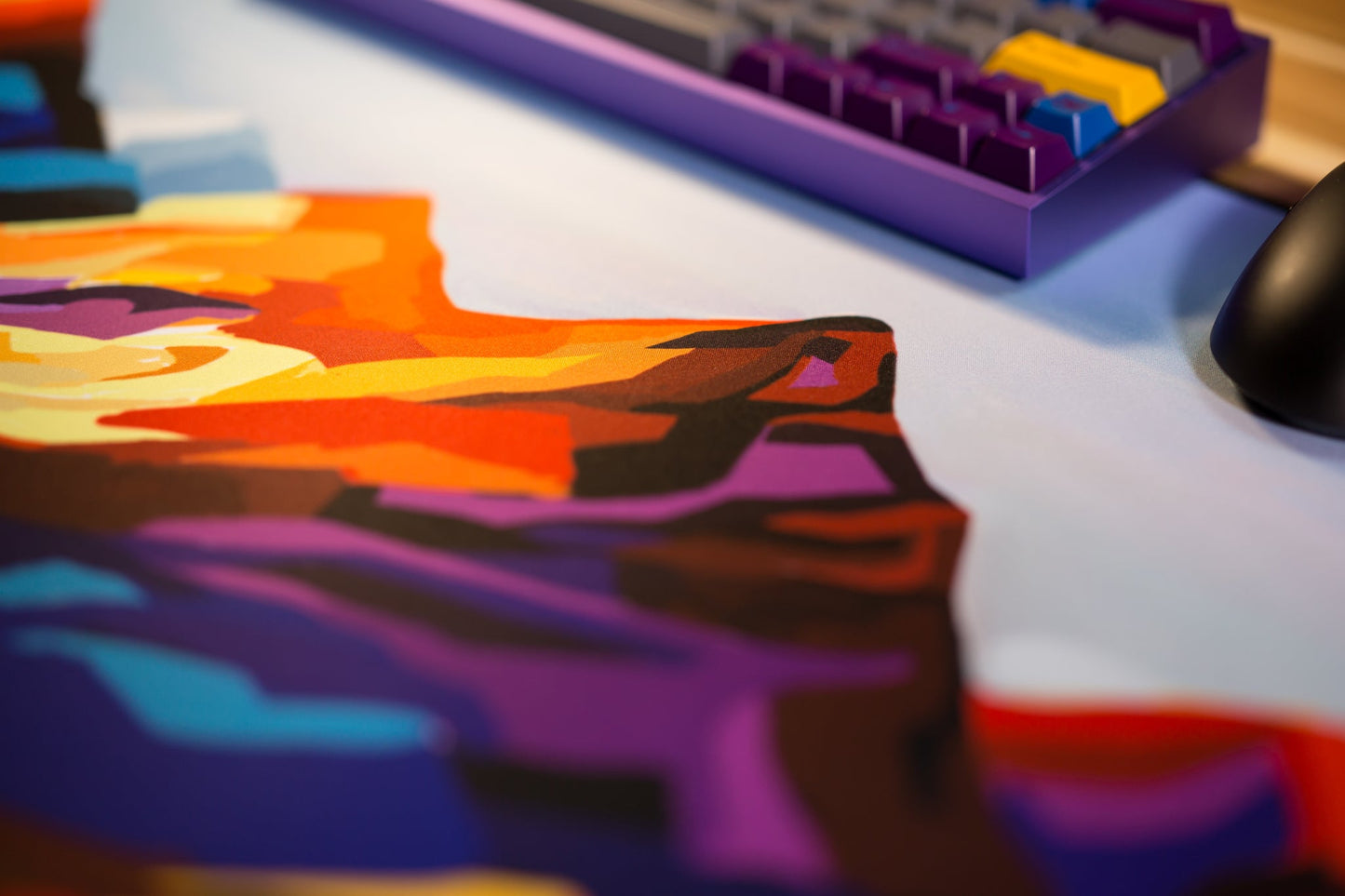 "Purple Mountain Majesty" — Epic Desk Originals Deskmat