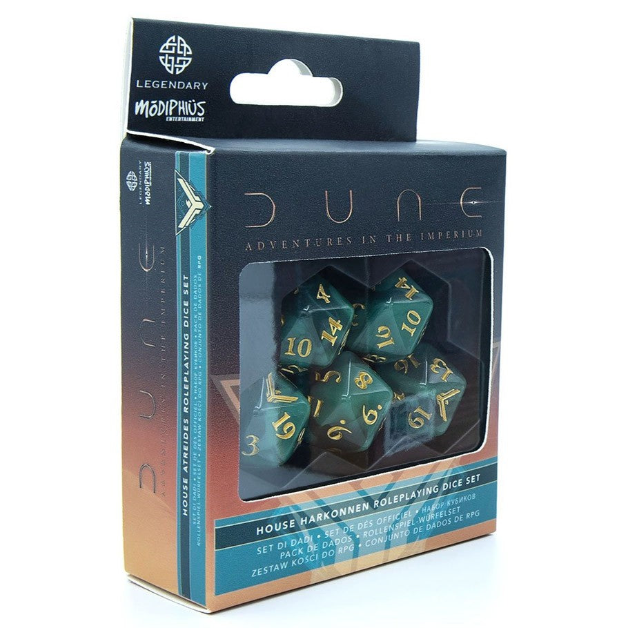 Dune RPG: Dice Set - Atreides