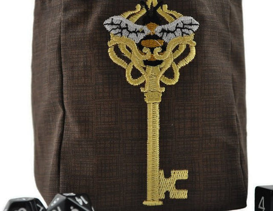 Ornate Bee Key Dice Bag