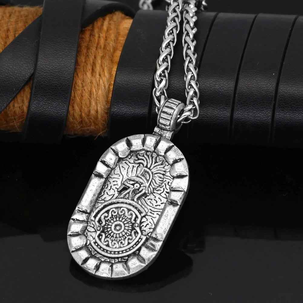 Greek Hoplite Soldier Stainless Steel Necklace