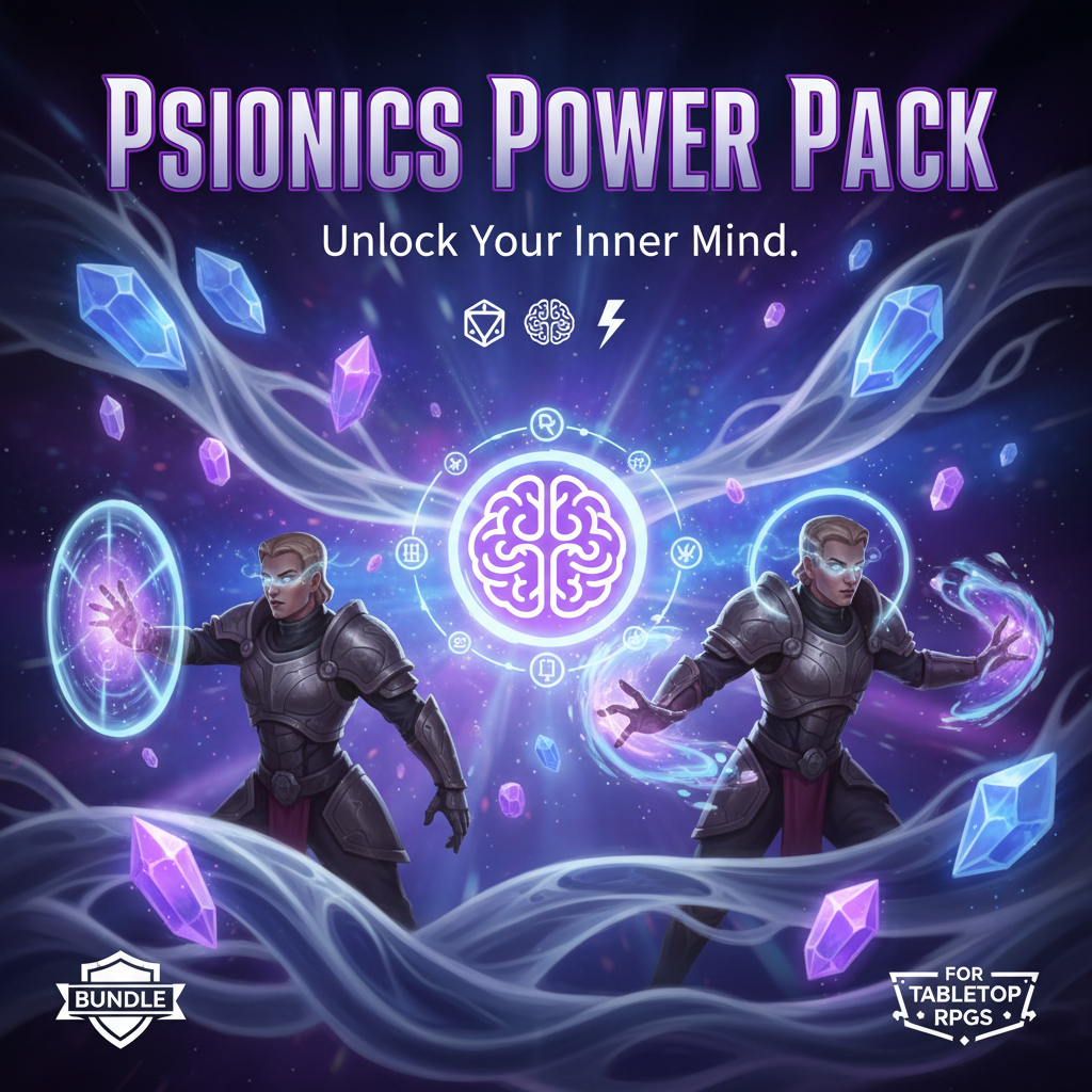 Psionics Power Pack - Complete Mind Powers Collection for Pathfinder RPG