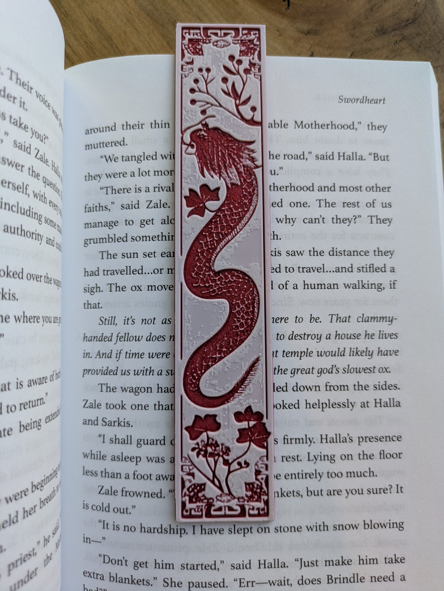 Mythical Dragon Bookmark – Medieval Bestiary Art