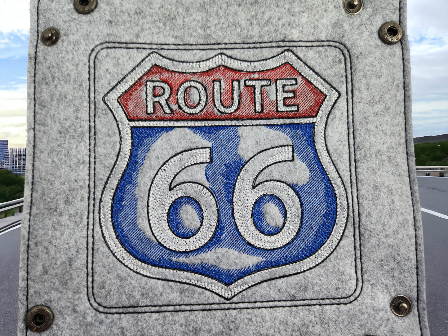 Route 66 Sign Dice Tray