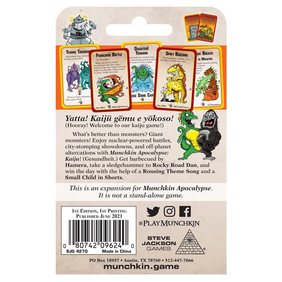 Munchkin: Apocalypse Kaiju