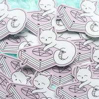 Spell Book Kitty Sticker