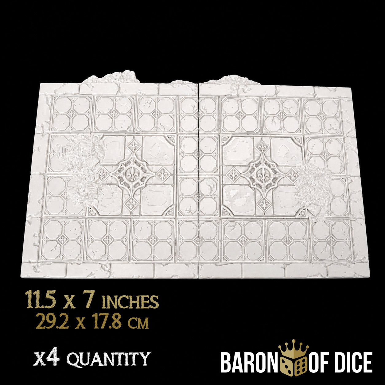 Cathedral of the Martyrs | 11e Terrain Template Set | Shipping Excluded