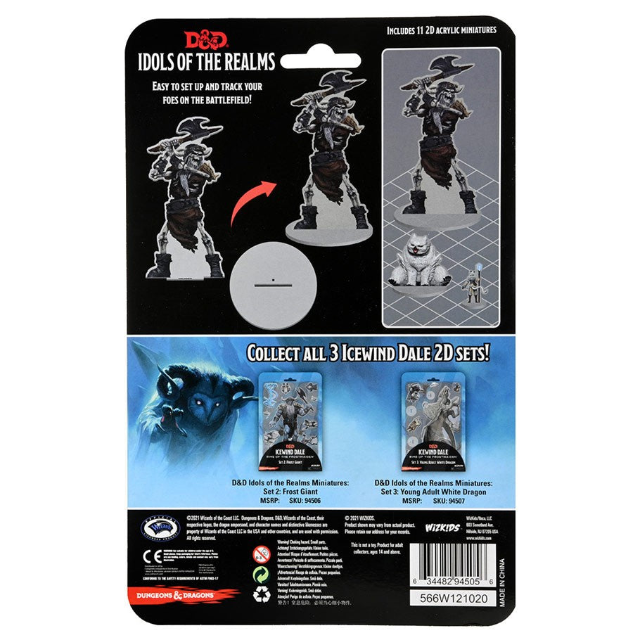 D&D: Idols of the Realms - Icewind Dale: Rime of the Frostmaiden - 2D Frost Giant Skeleton