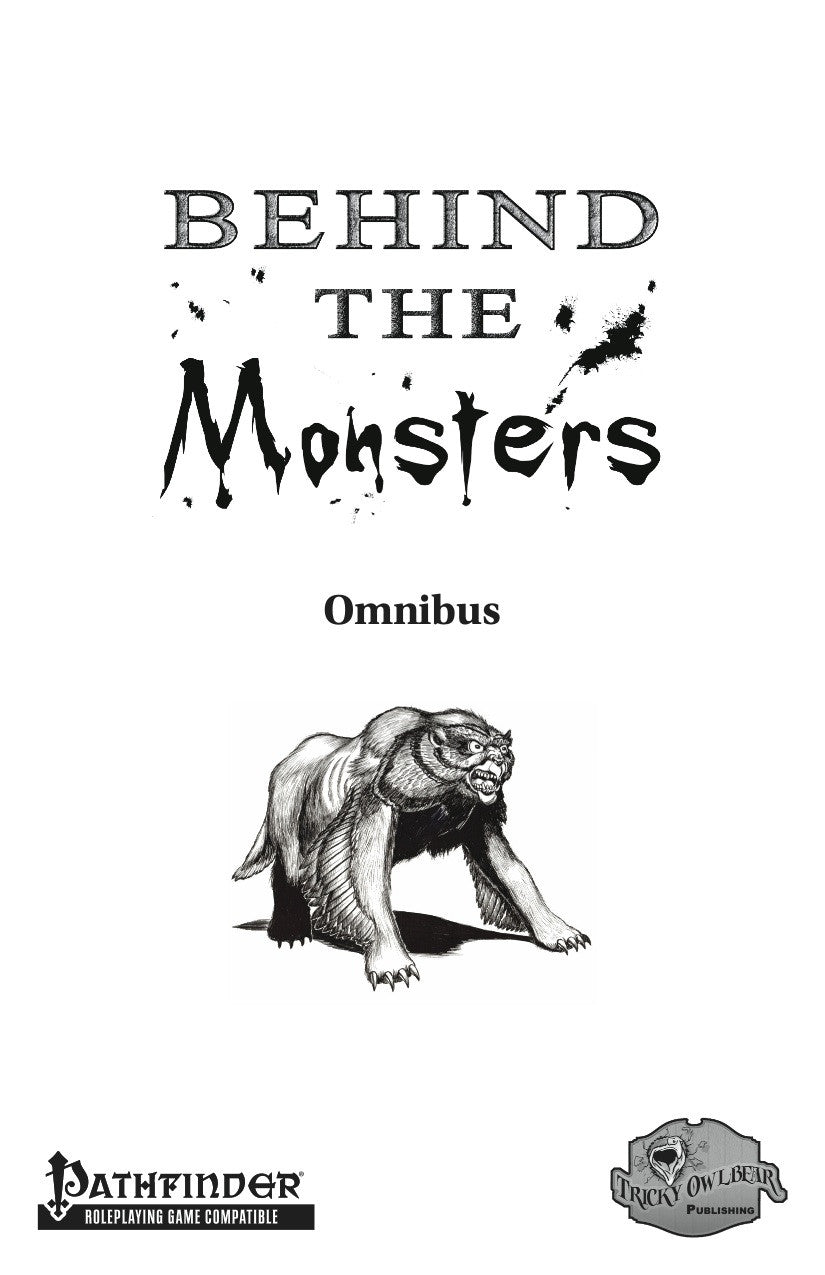 Behind the Monsters: Omnibus